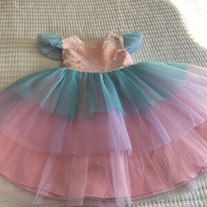 Sparkly Party Dress Child Size 120